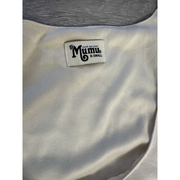 Show Me Your Mumu embroidered white lace top size xs - Picture 4 of 4